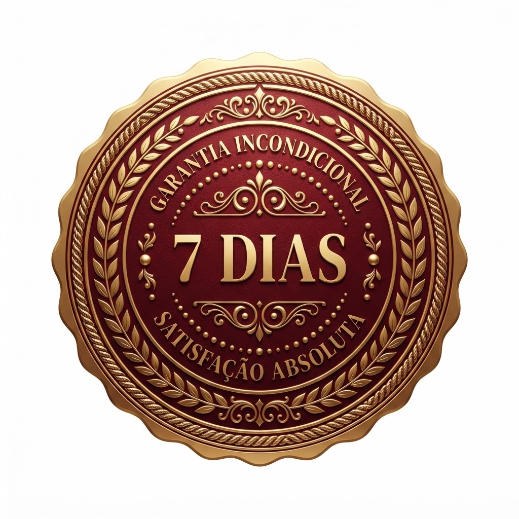 Selo de garantia incondicional de 7 dias